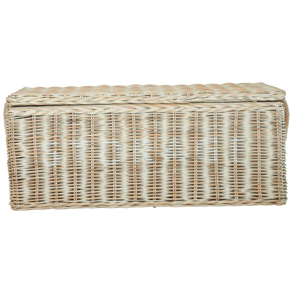 Argento Natural Rattan White Storage Boxes.