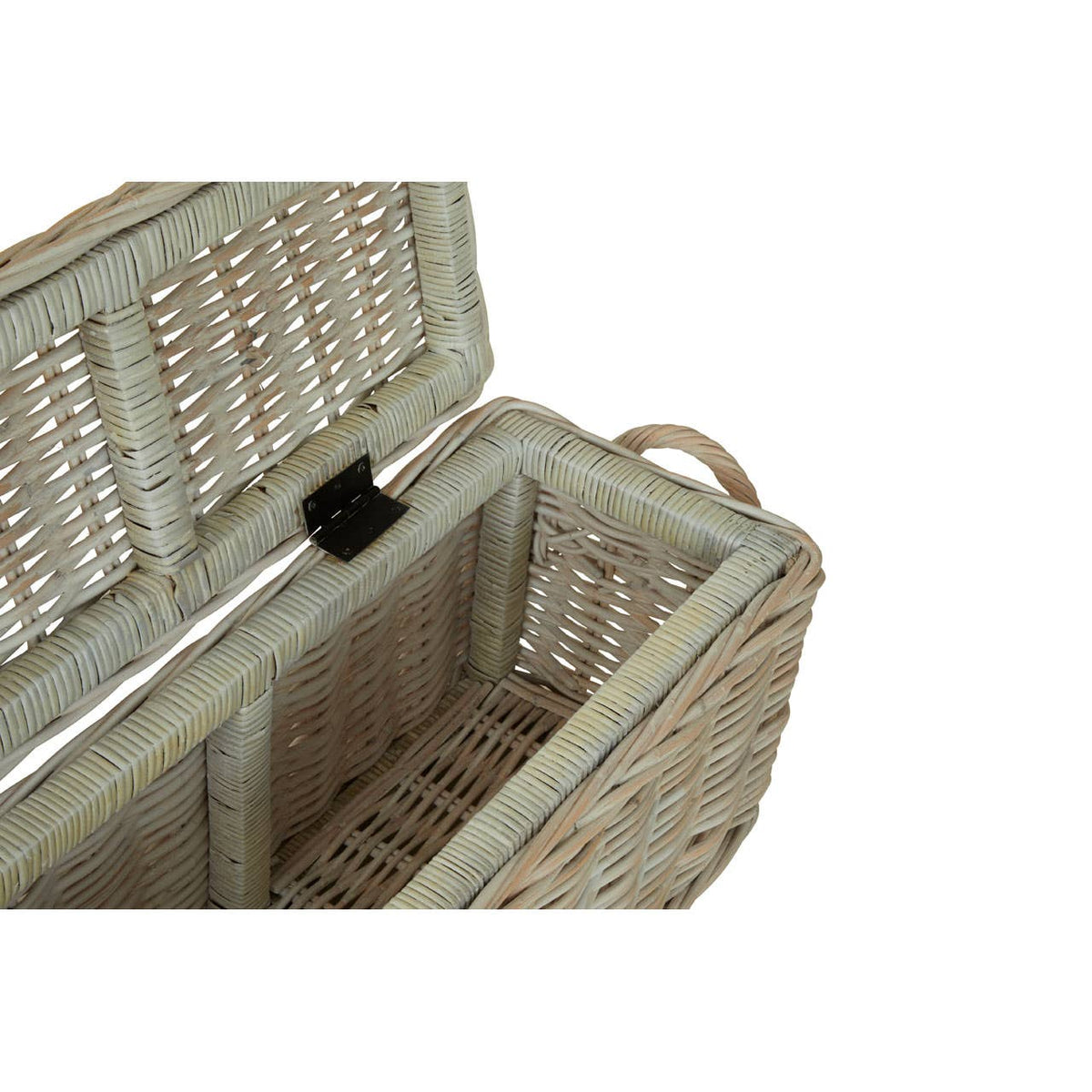 Argento Natural Rattan White Storage Boxes.