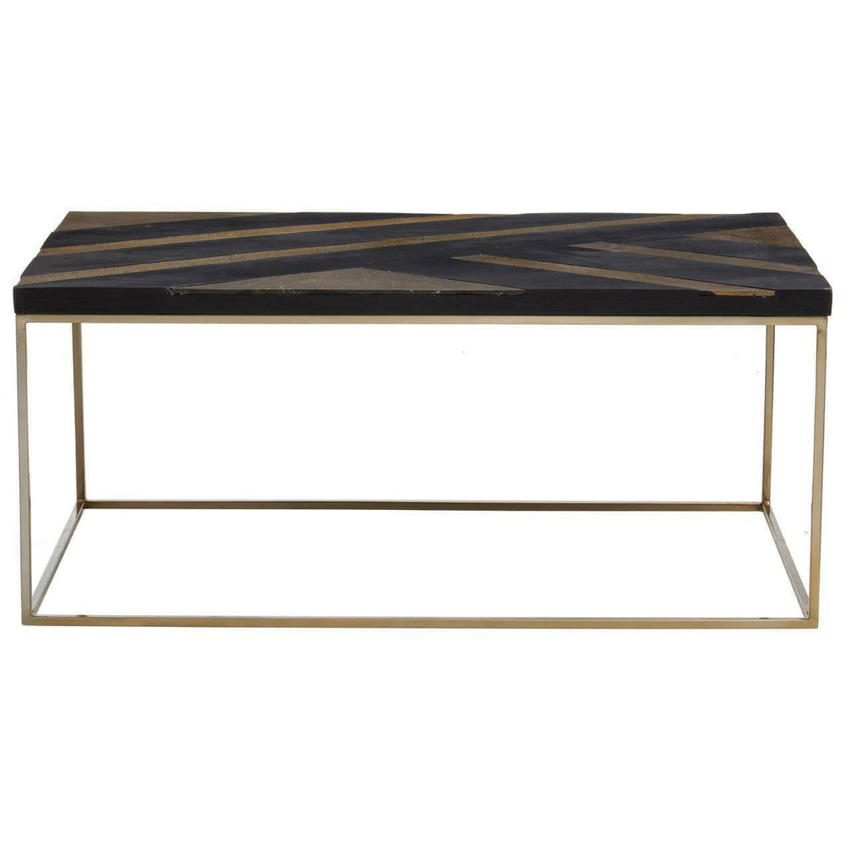 Aris Black And Gold Coffee Table.