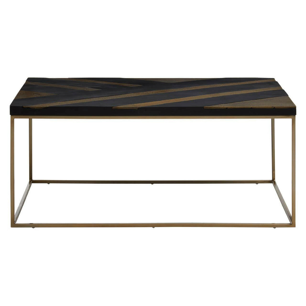 Aris Black And Gold Coffee Table.