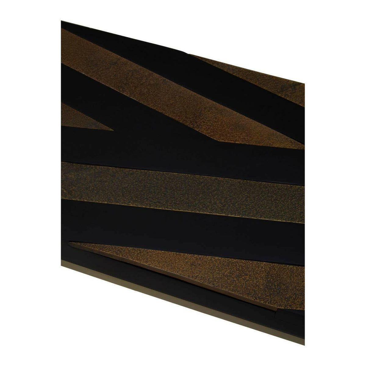 Aris Black And Gold Console Table.