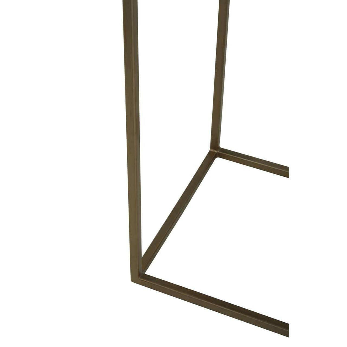 Aris Black And Gold Console Table.