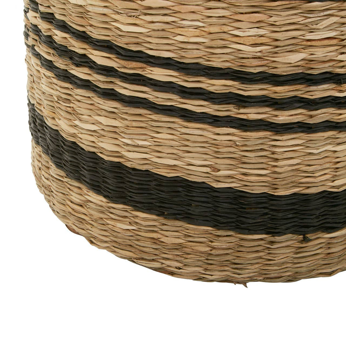 Arles Black Stripes Seagrass Baskets.
