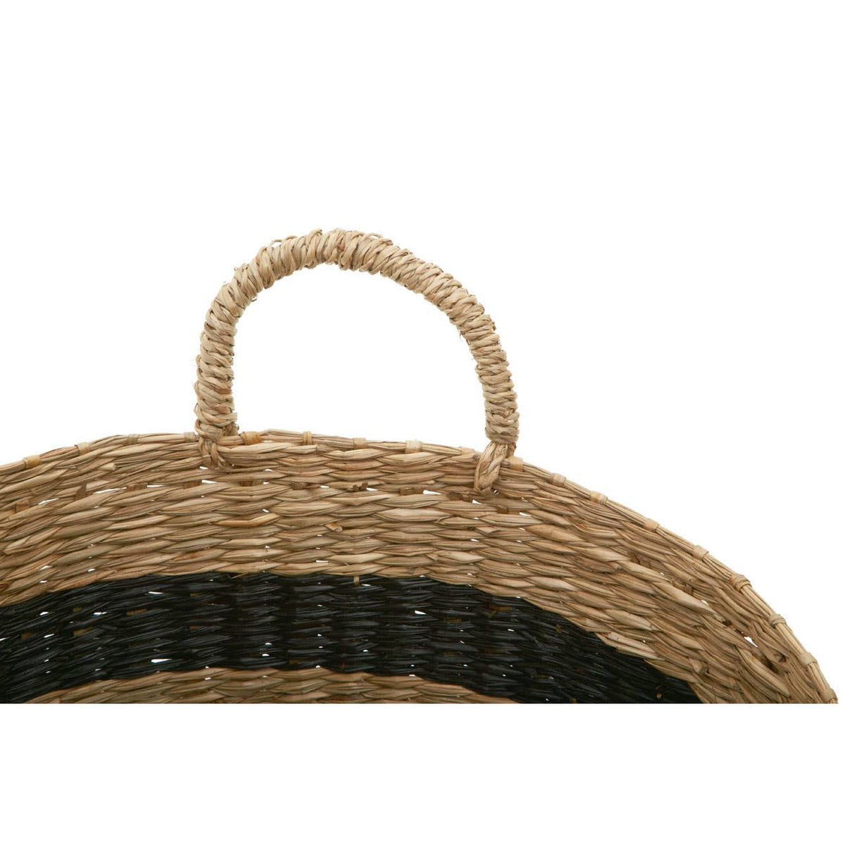 Arles Black Stripes Seagrass Baskets.