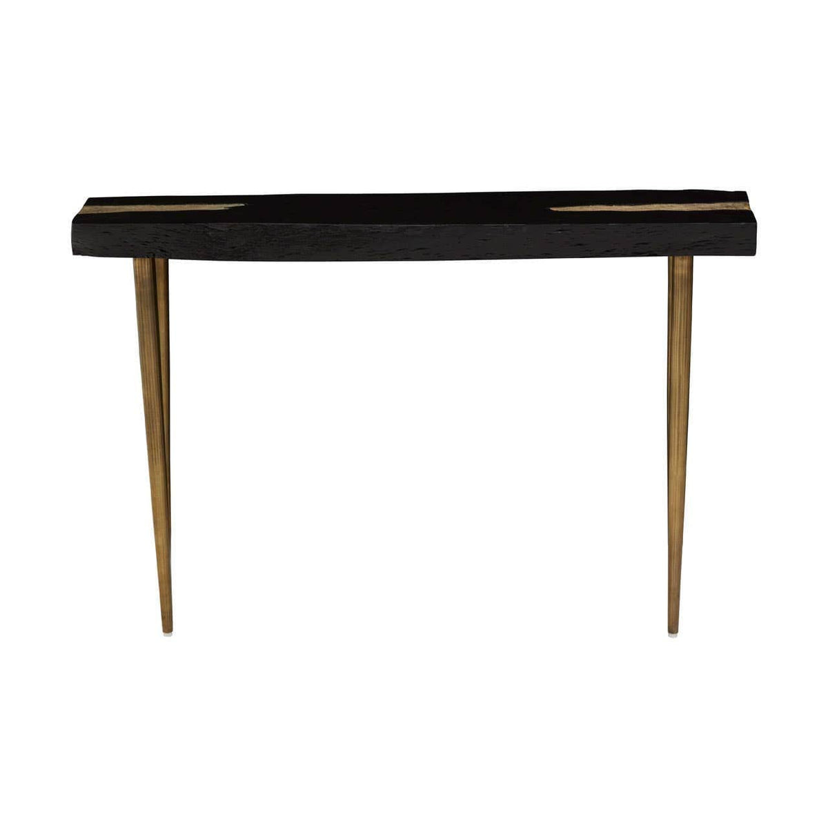 Noosa & Co. Living Asamra Black Acacia Wood Console Table House of Isabella UK