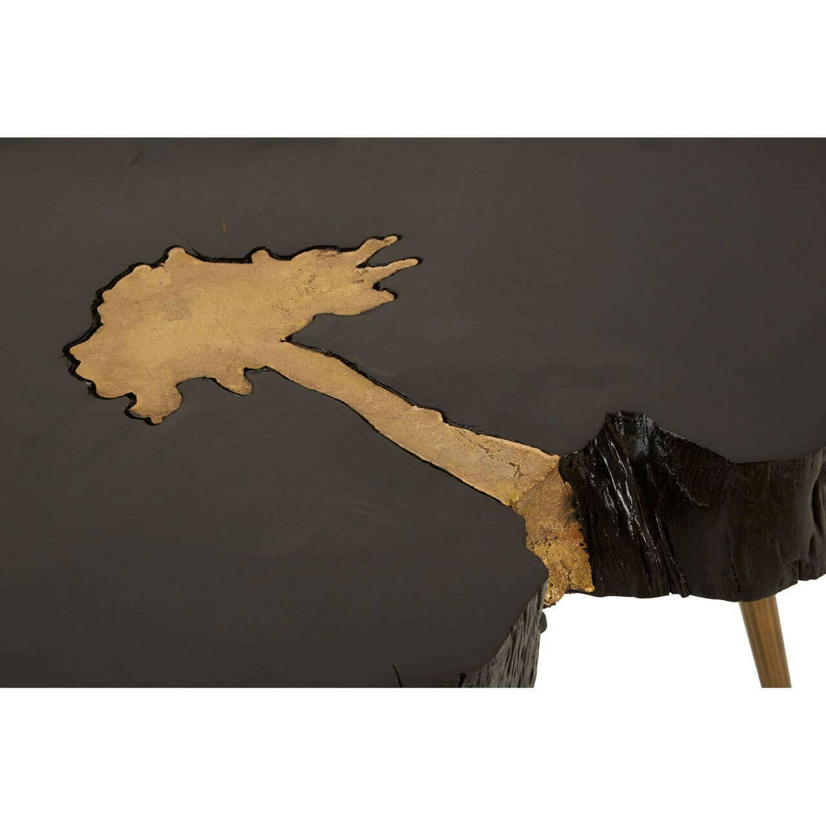 Asamra Black And Gold Coffee Table.