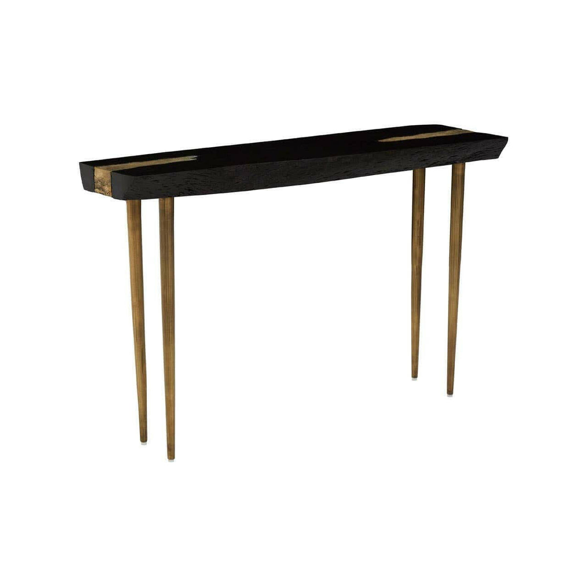Asamra Console Table With Black Top.
