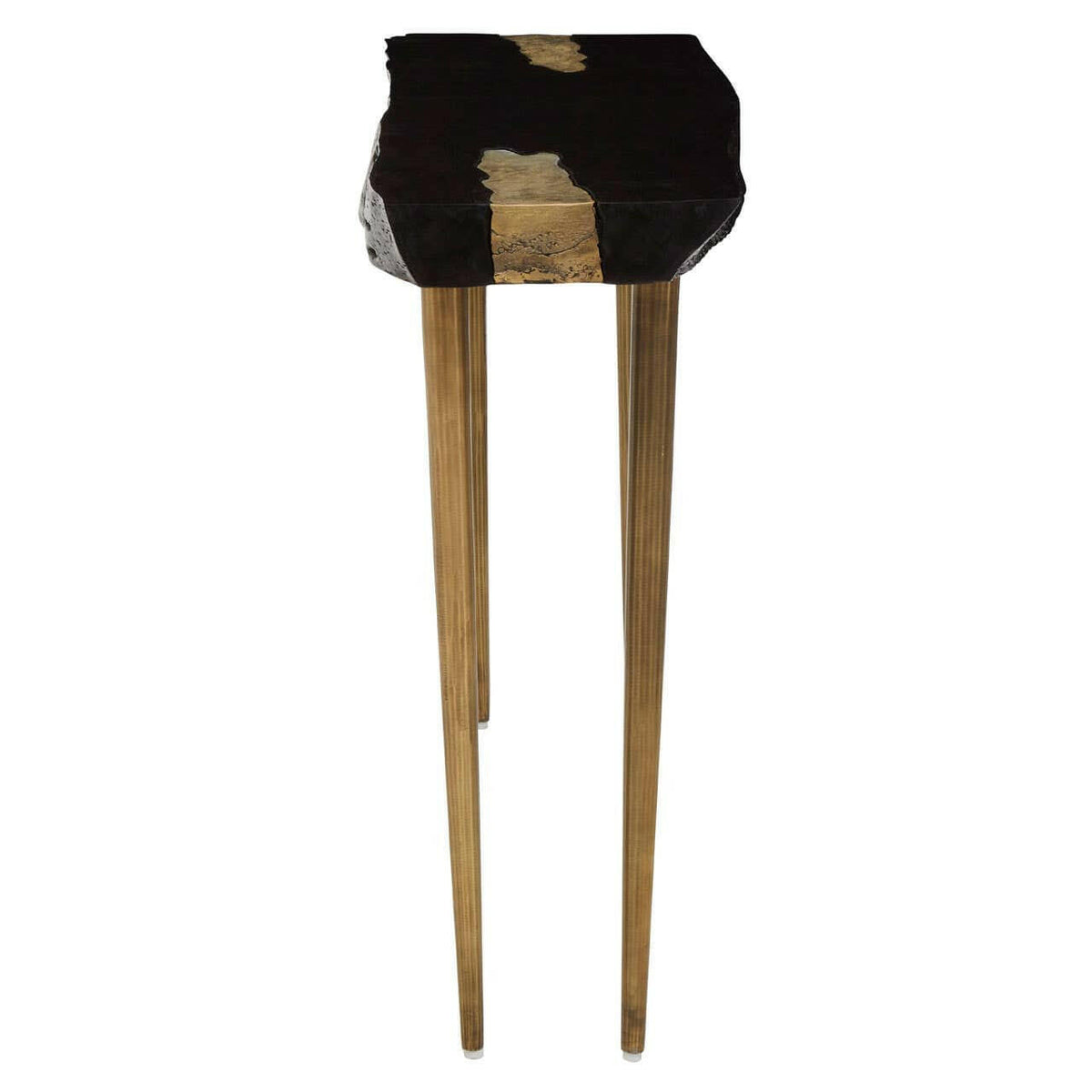 Asamra Console Table With Black Top.