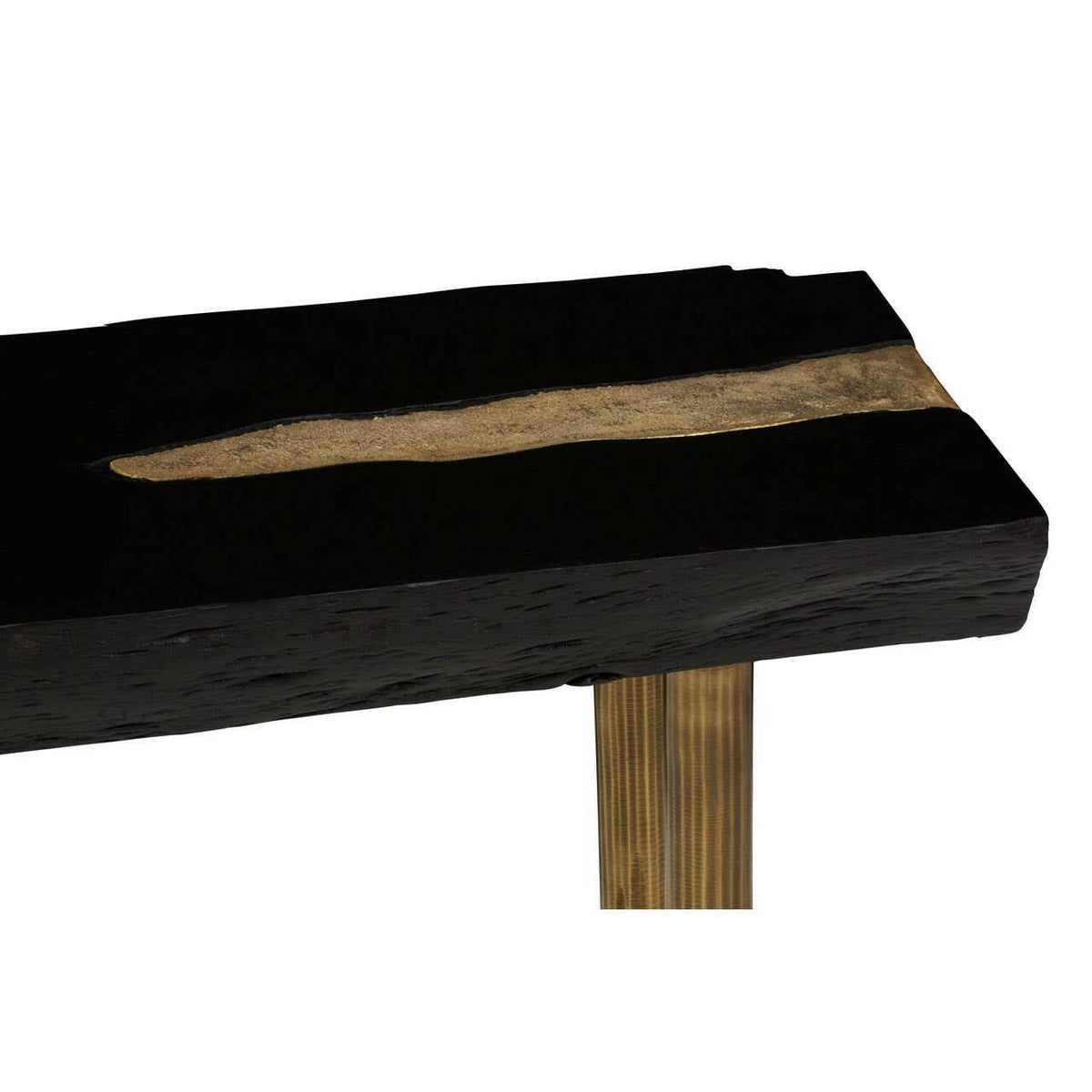 Asamra Console Table With Black Top.
