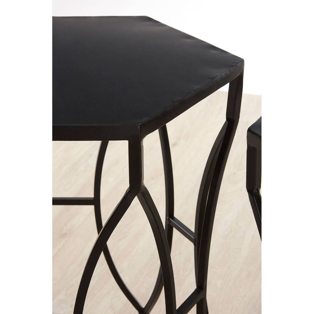 Avantis Concave Black Tables.