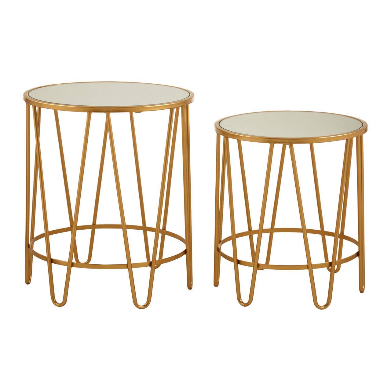 Noosa & Co. Living Avantis Set Of 2 Haripin Design Side Tables House of Isabella UK