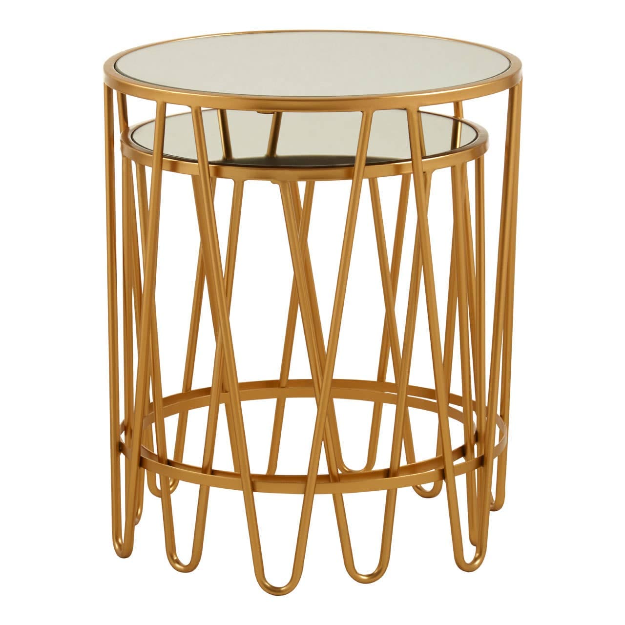 Noosa & Co. Living Avantis Set Of 2 Haripin Design Side Tables House of Isabella UK