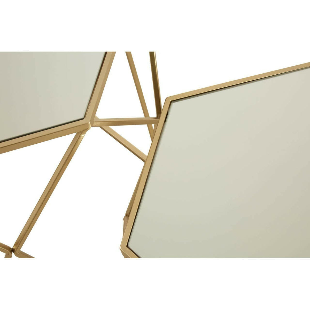 Avantis Set Of 2 Hexagonal Side Tables.