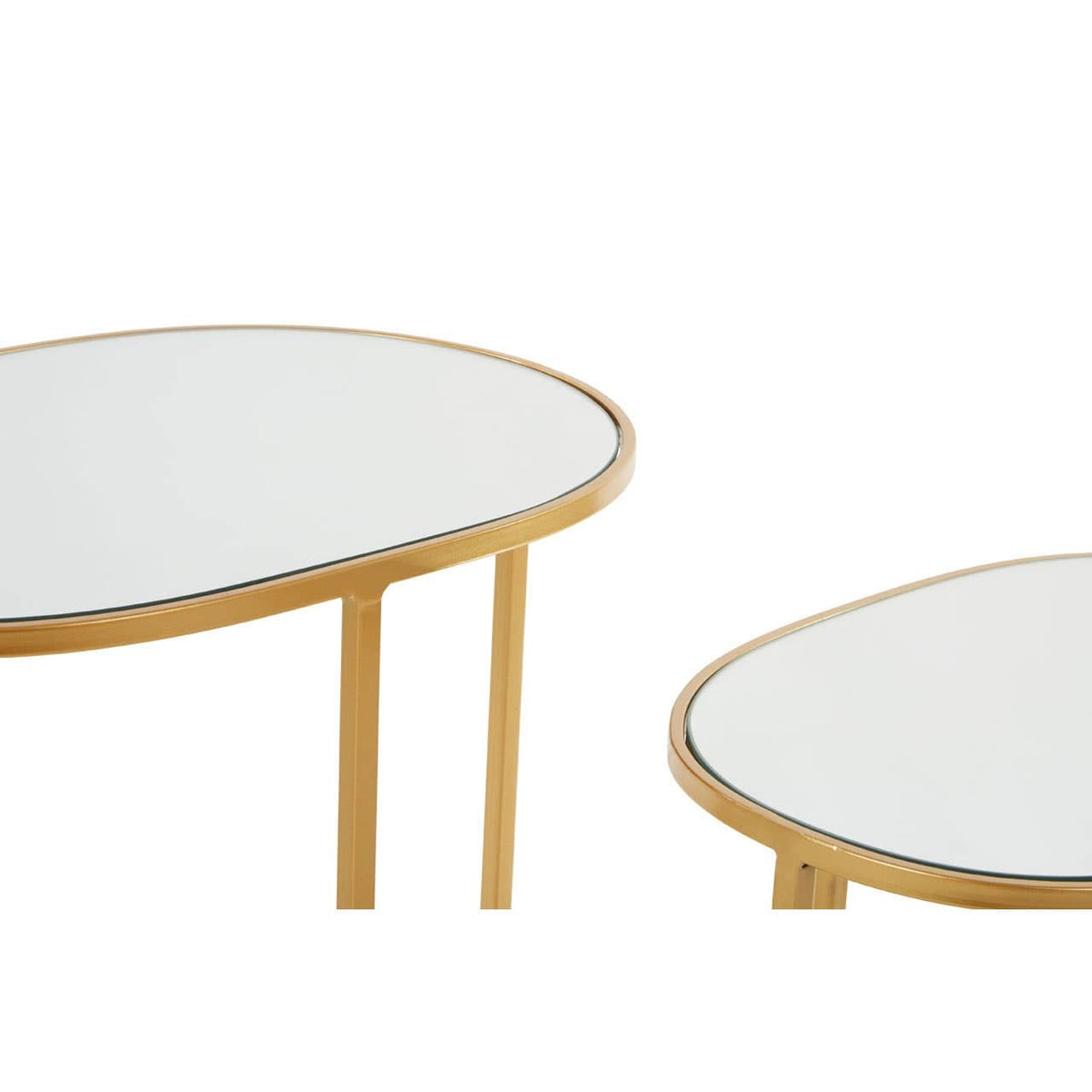 Avantis Set Of 2 Oval Side Tables.