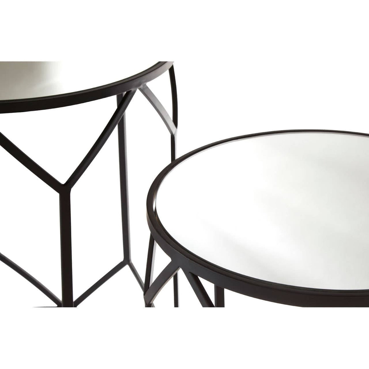 Noosa & Co. Living Avantis Set Of 2 Polygonal Frame Tables House of Isabella UK