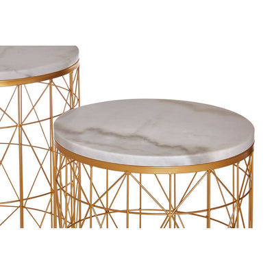 Noosa & Co. Living Avantis Set Of 2 Round Side Tables House of Isabella UK