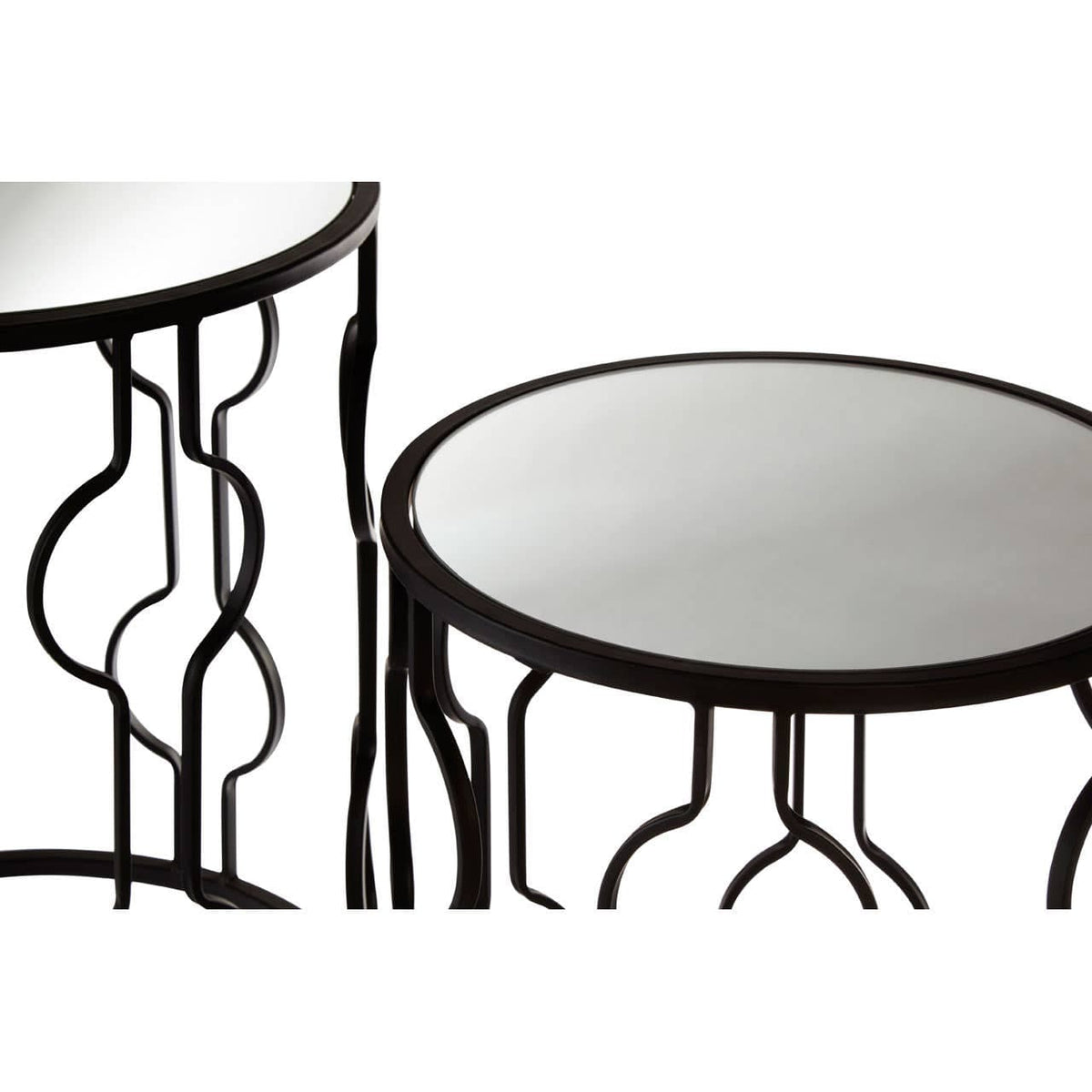 Avantis Set Of 2 Table With Undulating Frames.
