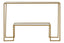 Avento Gold Finish Console Table.