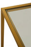 Avento Gold Finish Console Table.