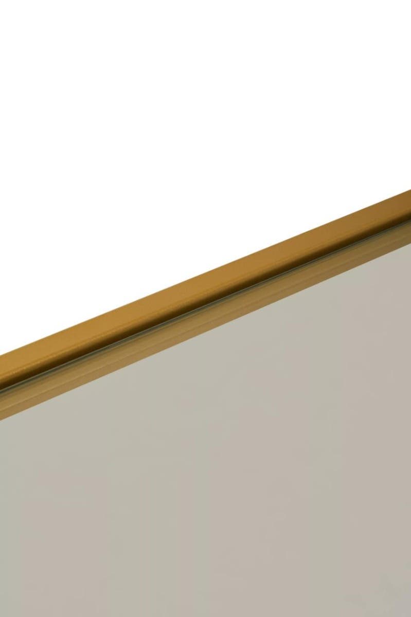 Avento Gold Finish Console Table.