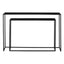 Avento Set Of Two Black Console Tables.
