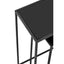 Avento Set Of Two Black Console Tables.