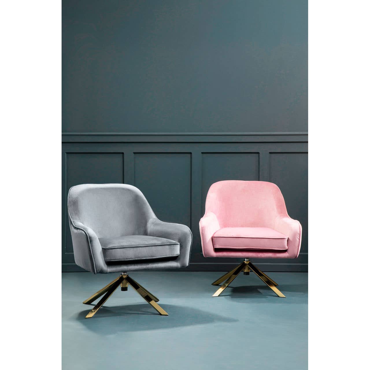 Noosa & Co. Living Avery Grey Velvet Chair House of Isabella UK