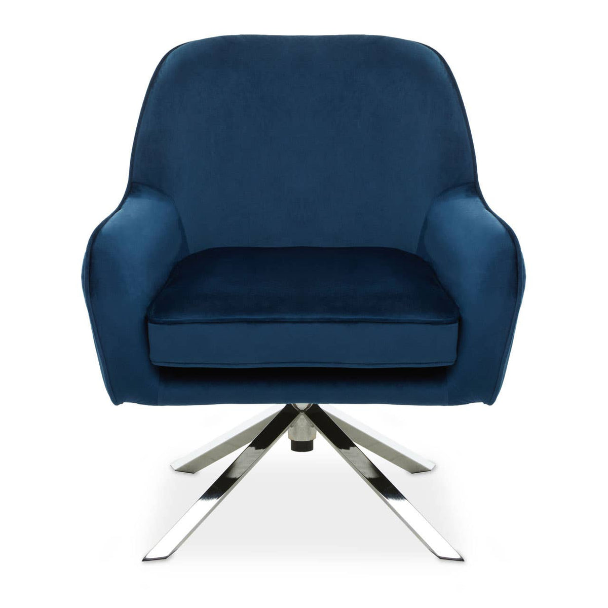 Avery Midnight Velvet Chair.
