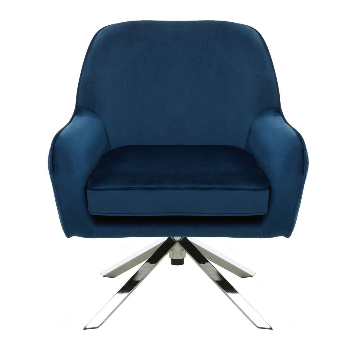 Avery Midnight Velvet Chair.