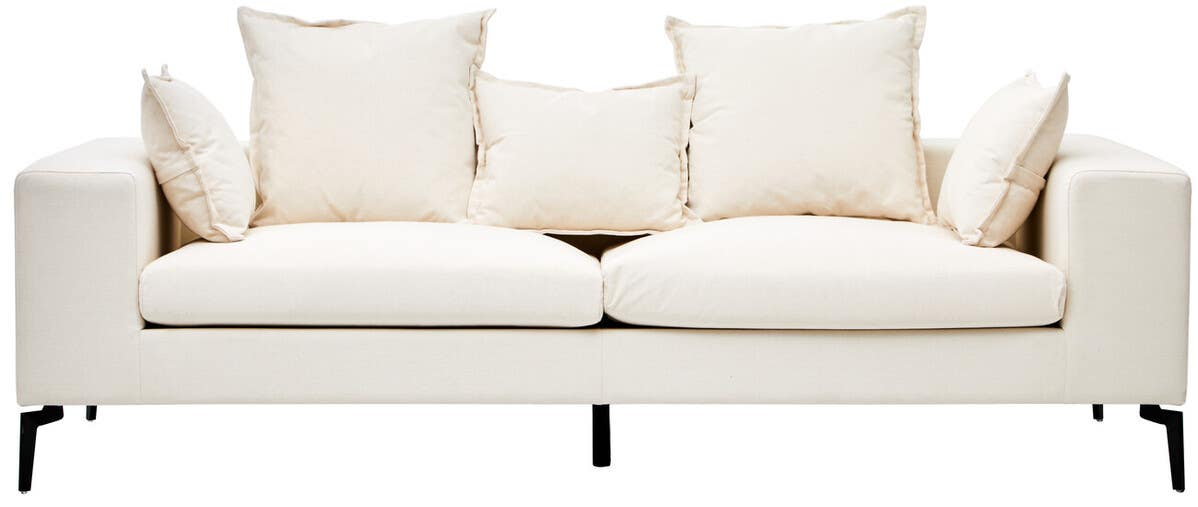 Avignon 3 Seat Cream Sofa.