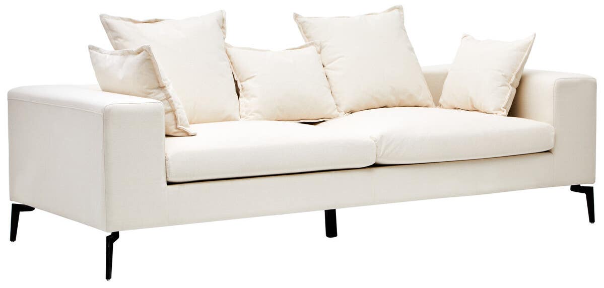 Avignon 3 Seat Cream Sofa.