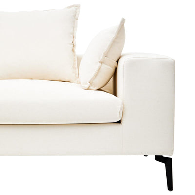 Noosa & Co. Living Avignon 3 Seat Cream Sofa House of Isabella UK