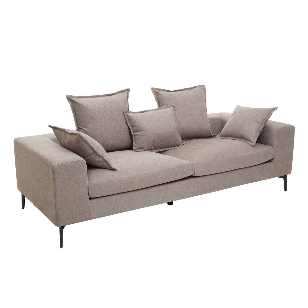 Noosa & Co. Living Avignon 3 Seat Grey Sofa House of Isabella UK