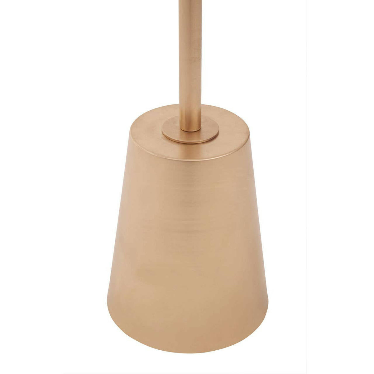 Avola White Marble Effect Top Gold Base Side Table.