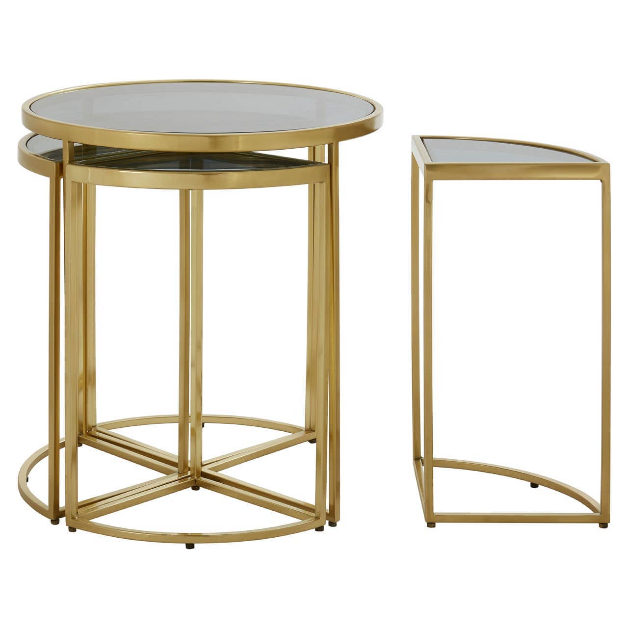 Noosa & Co. Living Axis 5 Piece Nesting Tables House of Isabella UK