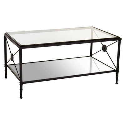 Noosa & Co. Living Axis Coffee Table With Black Finish Frame House of Isabella UK