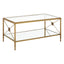 Noosa & Co. Living Axis Coffee Table With Gold Finish Frame House of Isabella UK