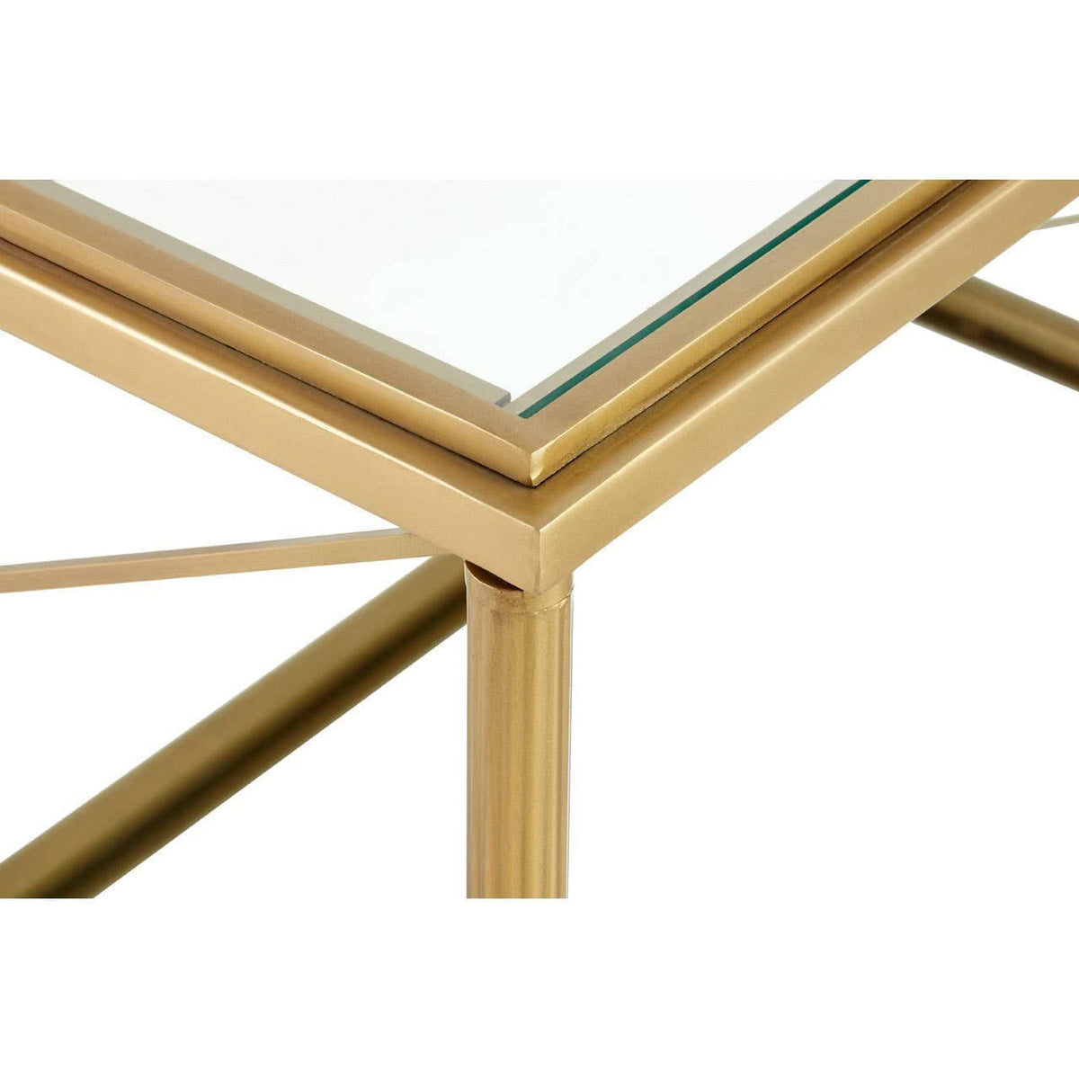 Noosa & Co. Living Axis Coffee Table With Gold Finish Frame House of Isabella UK