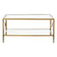 Noosa & Co. Living Axis Coffee Table With Gold Finish Frame House of Isabella UK