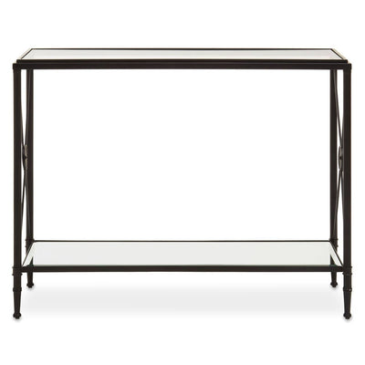 Noosa & Co. Living Axis Console Table With Black Finish Frame House of Isabella UK