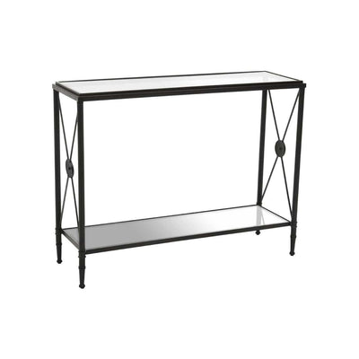 Noosa & Co. Living Axis Console Table With Black Finish Frame House of Isabella UK