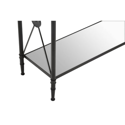 Noosa & Co. Living Axis Console Table With Black Finish Frame House of Isabella UK