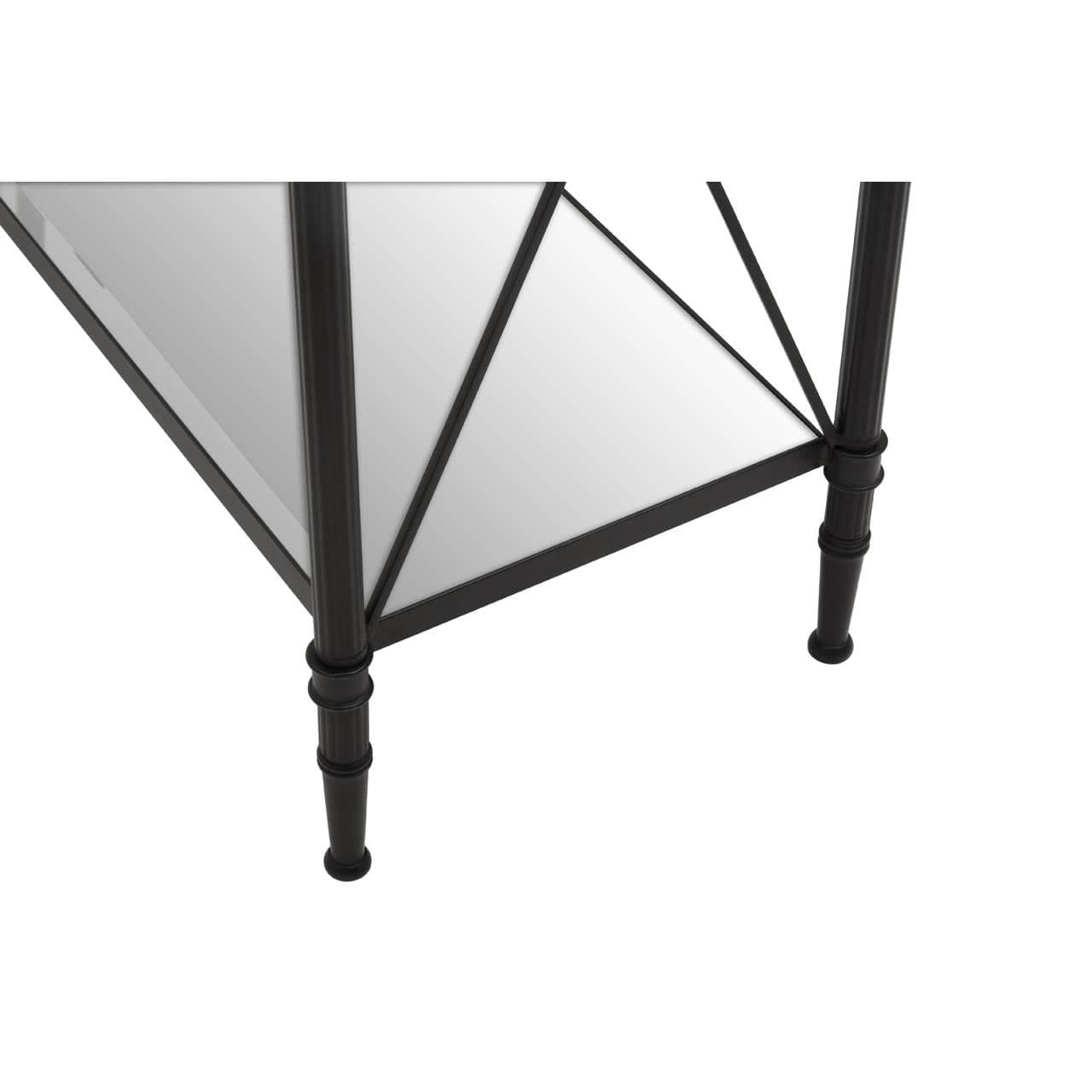 Noosa & Co. Living Axis Console Table With Black Finish Frame House of Isabella UK