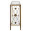 Noosa & Co. Living Axis Console Table With Gold Finish Frame House of Isabella UK