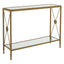 Noosa & Co. Living Axis Console Table With Gold Finish Frame House of Isabella UK