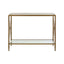 Noosa & Co. Living Axis Console Table With Gold Finish Frame House of Isabella UK