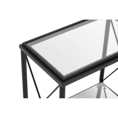 Noosa & Co. Living Axis Rectangular Black Finish Side Table House of Isabella UK