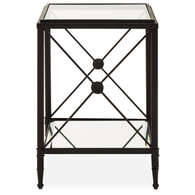 Noosa & Co. Living Axis Square Black Finish Side Table House of Isabella UK