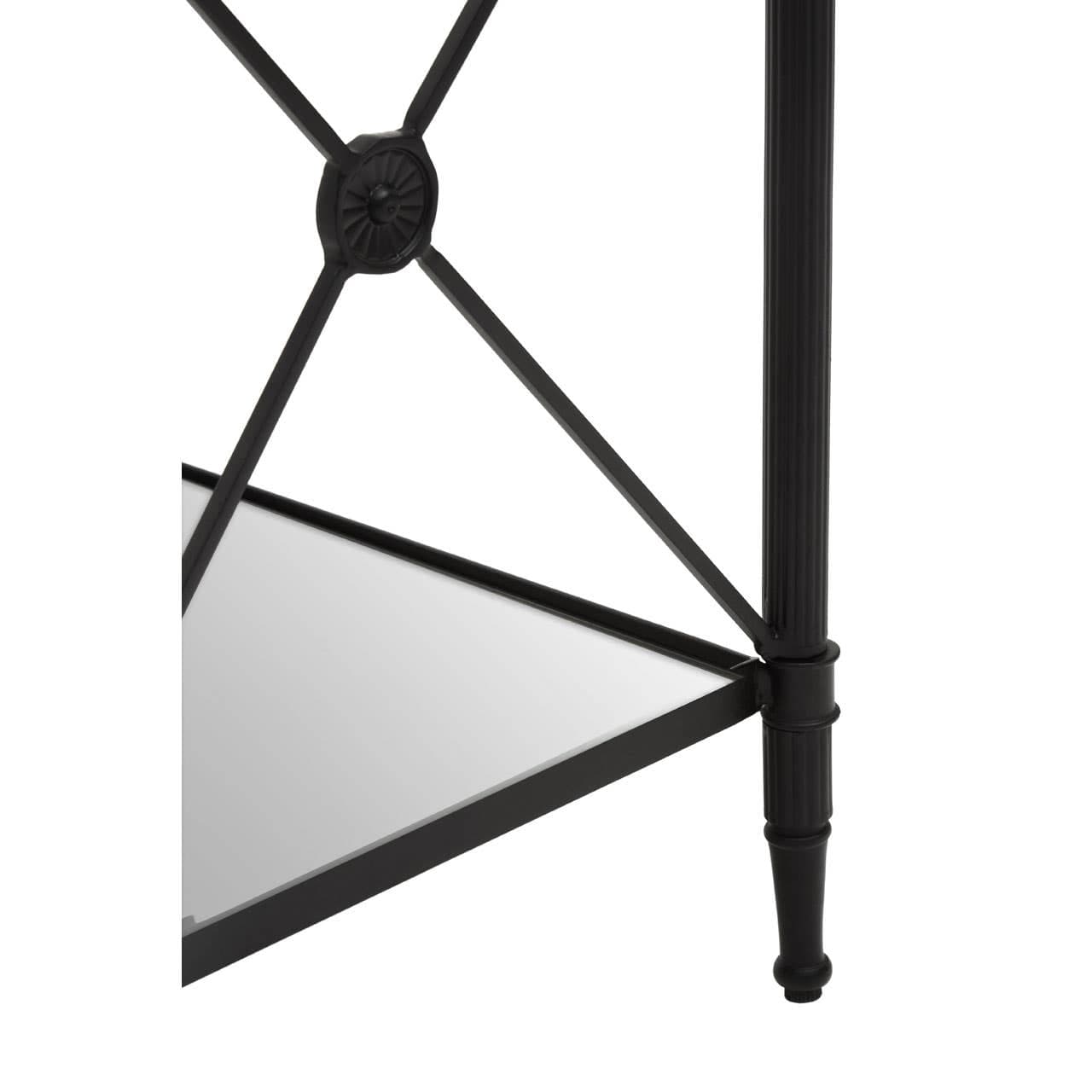 Noosa & Co. Living Axis Square Black Finish Side Table House of Isabella UK