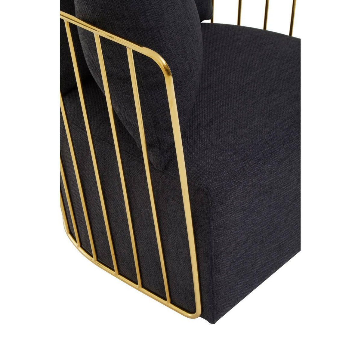 Azalea Black Fabric Chair.